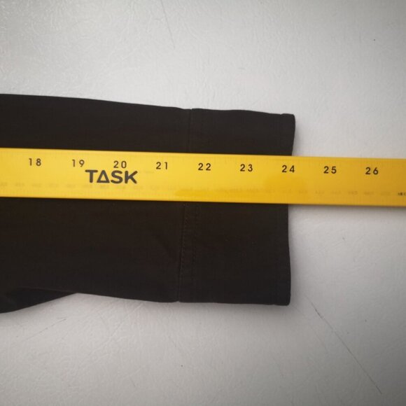 French Dressing Ladies Size Medium Dk Brown Button Front Jacket - Picture 10 of 11